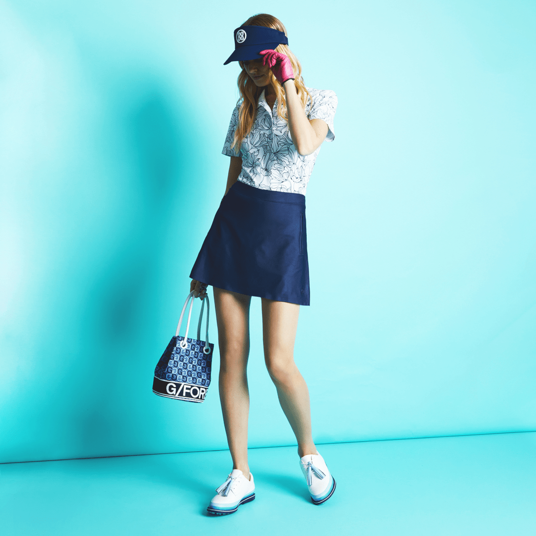 OUTLINE IRIS RIB COLLAR TECH PIQUÉ POLO衫