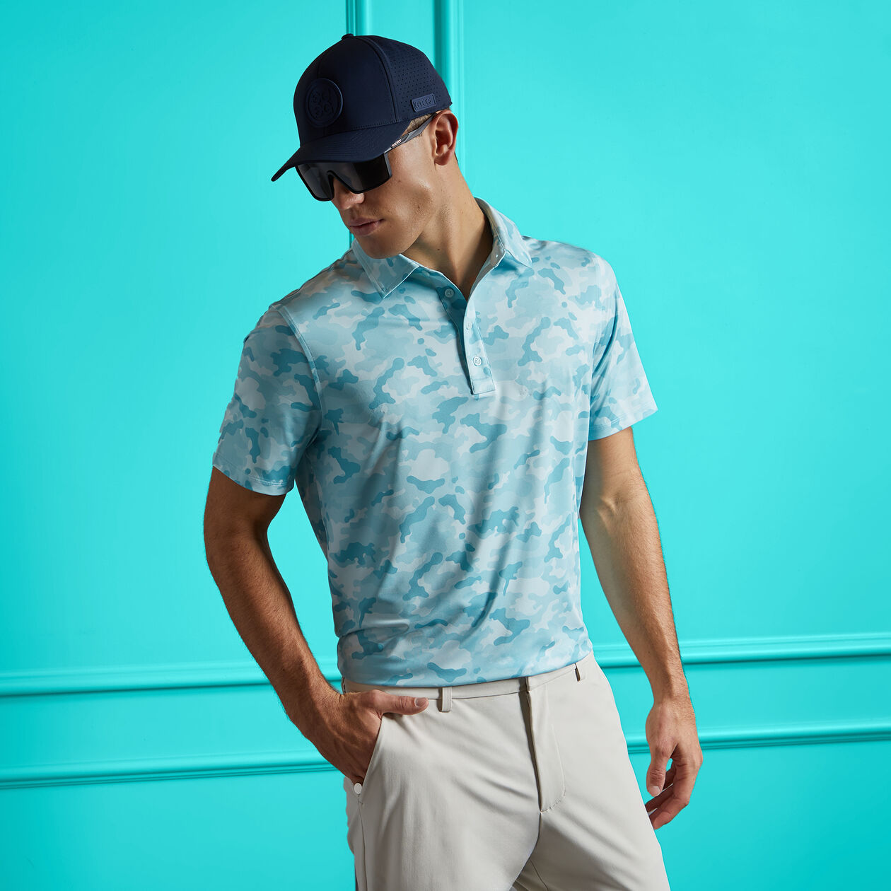24-MAPPED CAMO TECH JERSEY POLO 男士 短袖POLO衫