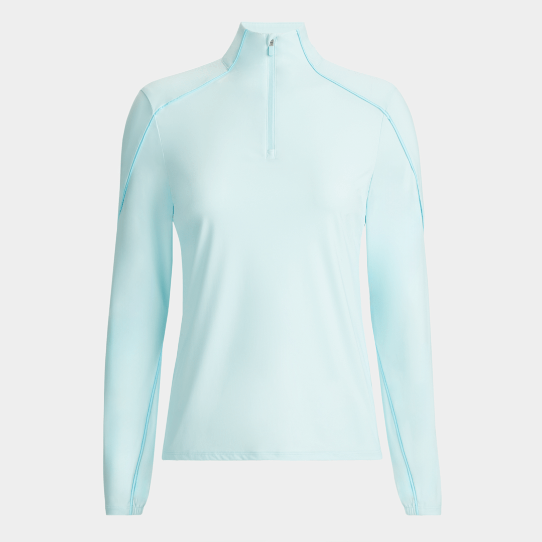 SILKY TECH NYLON QUARTER ZIP BASE LAYER  女士 拉鍊套頭衫