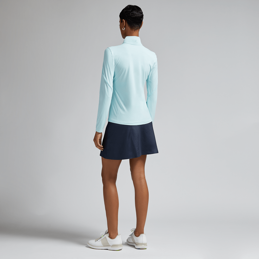 SILKY TECH NYLON QUARTER ZIP BASE LAYER  女士 拉鍊套頭衫