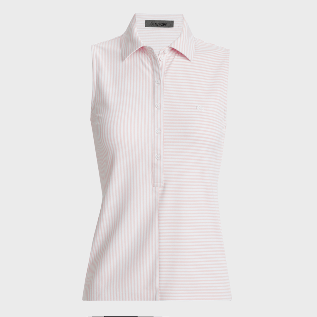 FEEDER STRIPE TECH PIQUE POLO 女士 無袖POLO衫