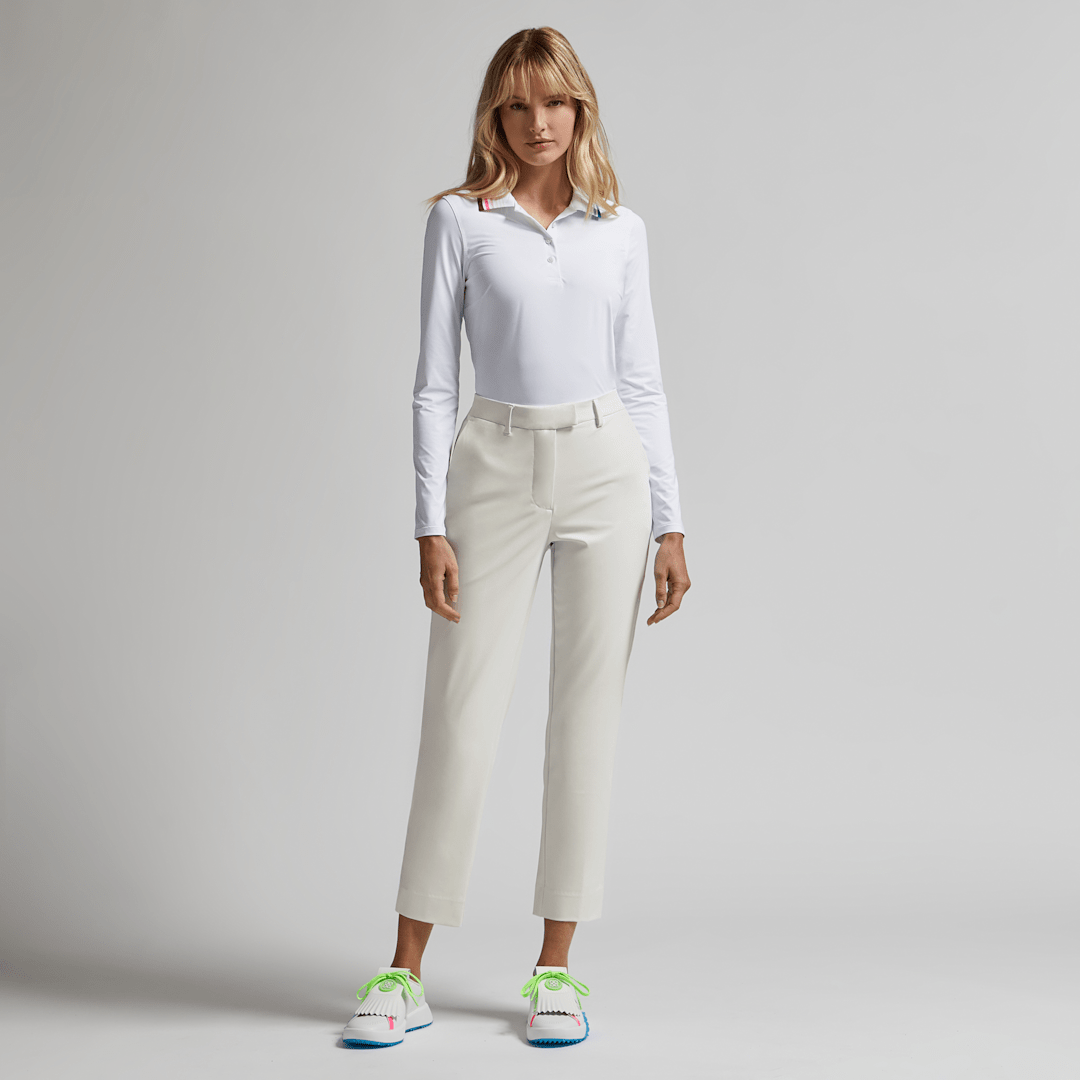 SILKY TECH NYLON LONG SLEEVE POLO 女士 長袖POLO衫