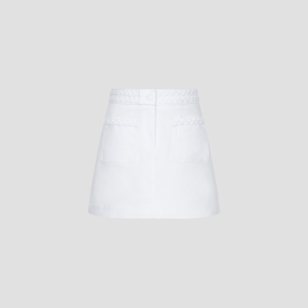 DENIM-LIKE SKIRT 女士 風裙