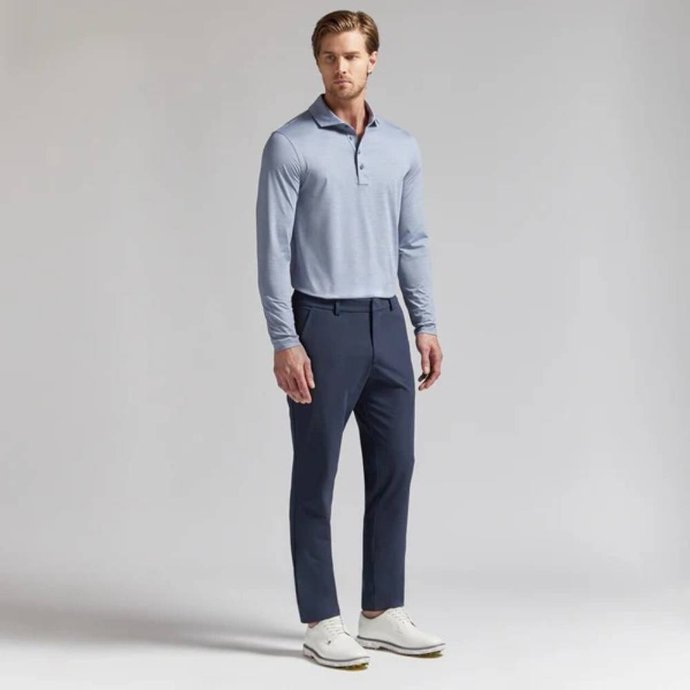 LONG SLEEVE MELANGE ICE NYLON SUN SHIRT 男士 高爾夫 Polo 衫