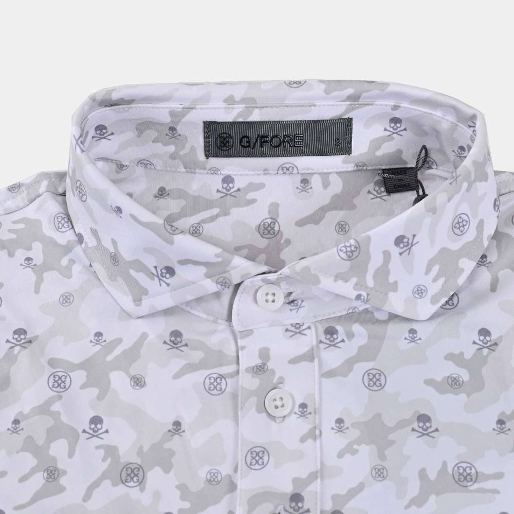 MAPPED ICON CAMO TECH JERSEY POLO 男士