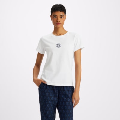 APRÉS GOLF COTTON TEE 女士 短袖 LOGO TEE