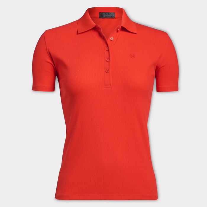 TECH RIB POLO 女士 短袖POLO衫