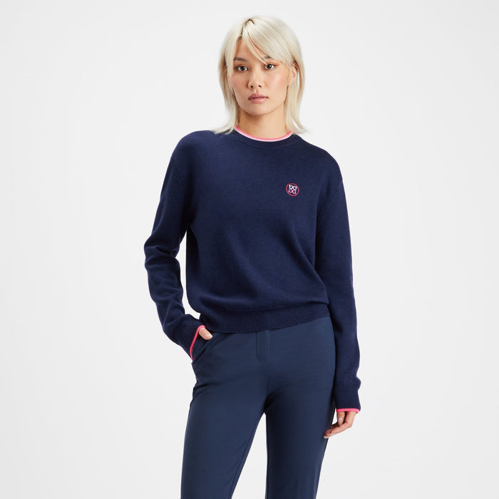 RELAXED FIT CREWNECK SWEATER 女士 美利奴羊毛圓領毛衣