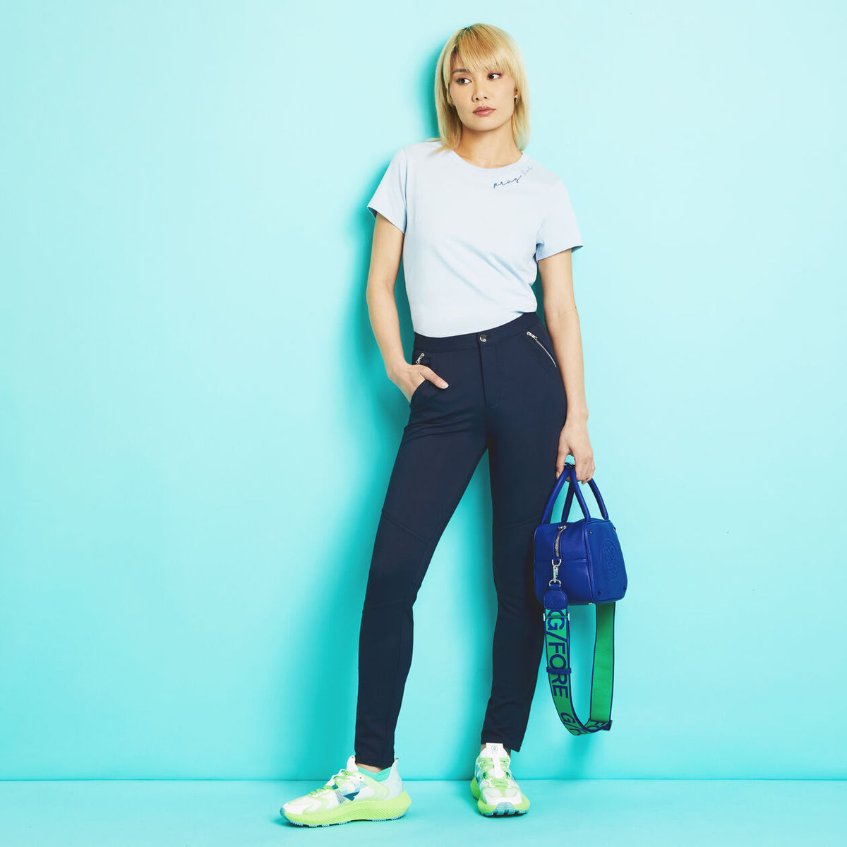 GFOREホワイトポロシャツ PRAY FOR BIRDIES LTD RELEASE PRAY FOR BIRDIES BRUSHED SQUARE BAG | WOMEN'S