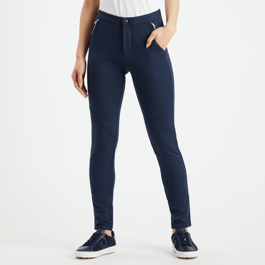 WOMEN PONTE MOTO PANT 女士 修身長褲