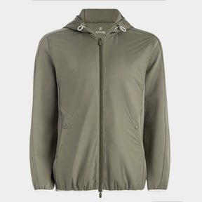 24-WIND CONTROL DOUBLE KNIT PIQUÉ HOODED JACKET 男士 外套