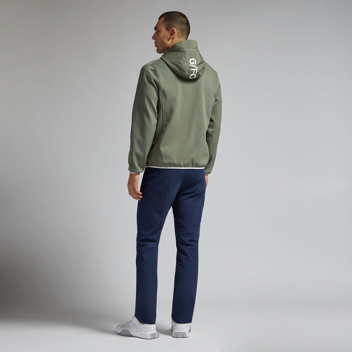 G/FORE WIND CONTROL DOUBLE KNIT PIQUÉ HOODED JACKET 男士 外套