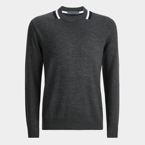 COLOURBLOCK INTARSIA CREWNECK MERINO WOOL SWEATER 男士 長袖上衣