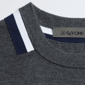 COLOURBLOCK INTARSIA CREWNECK MERINO WOOL SWEATER 男士 長袖上衣
