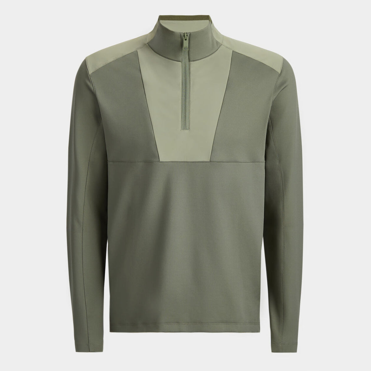 24-DOUBLE KNIT QUARTER ZIP 男士 拉鍊長袖上衣