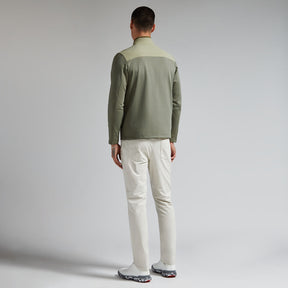 24-DOUBLE KNIT QUARTER ZIP 男士 拉鍊長袖上衣