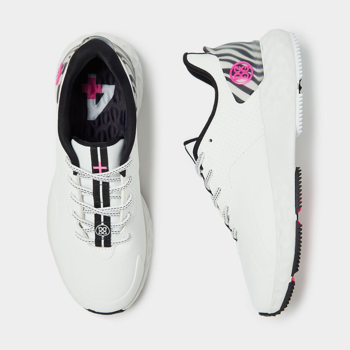 24- WOMEN'S MG4+ PERFORATED T.P.U. ZEBRA ACCENT GOLF SHOE 女士 高爾夫球鞋