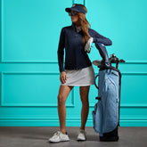 SILKY TECH NYLON RUCHED FULL ZIP LAYER 女士 拉鍊外套