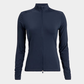 SILKY TECH NYLON RUCHED FULL ZIP LAYER 女士 拉鍊外套