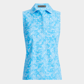 ICON CAMO SILKY TECH NYLON SLEEVELESS POLO  女士 無袖POLO衫