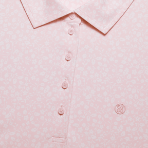 24-PRINTED SILKY TECH NYLON LONG SLEEVE POLO 女士 長袖POLO衫