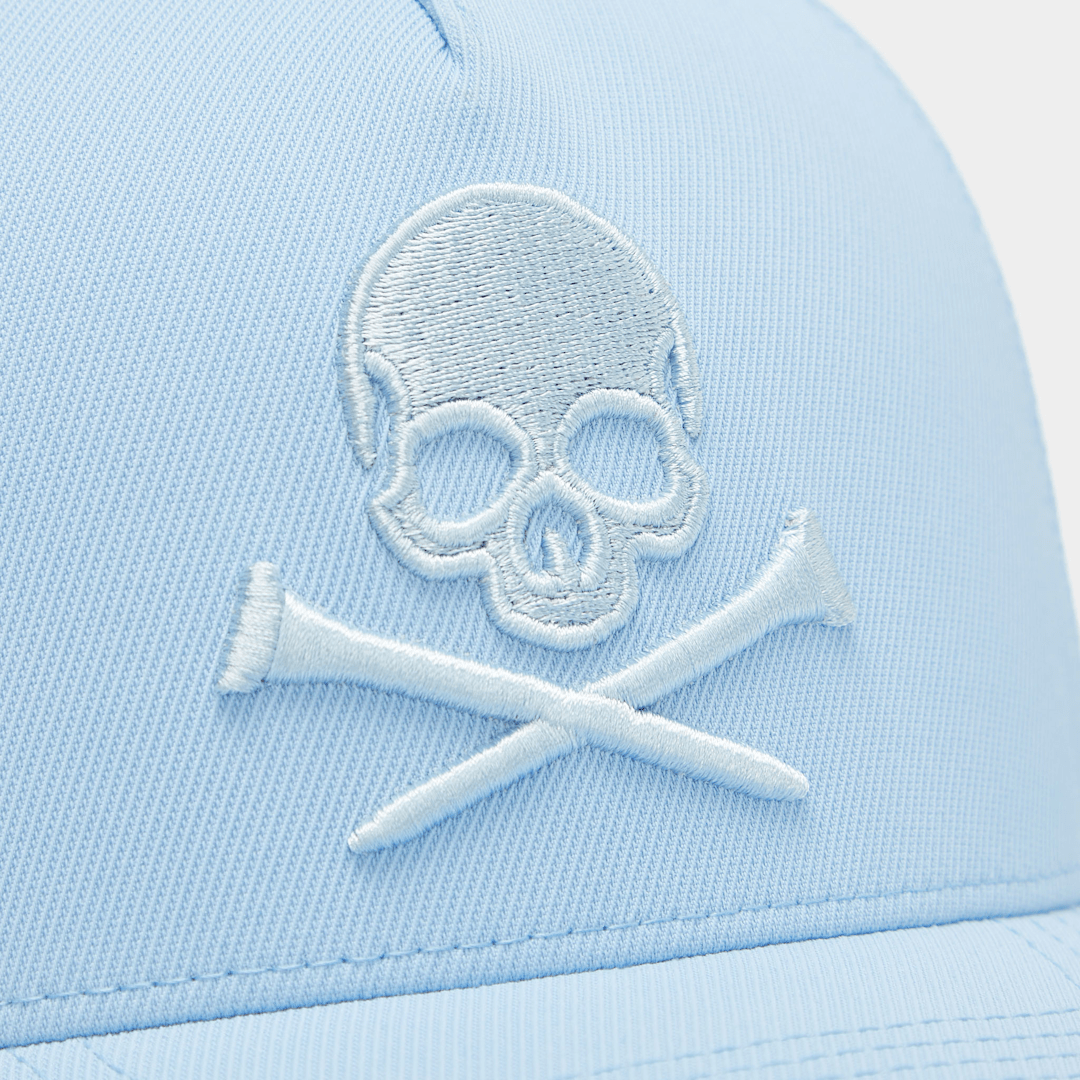 MONOCHROME SKULL & T'S STRETCH TWILL SNAPBACK HAT高爾夫球帽