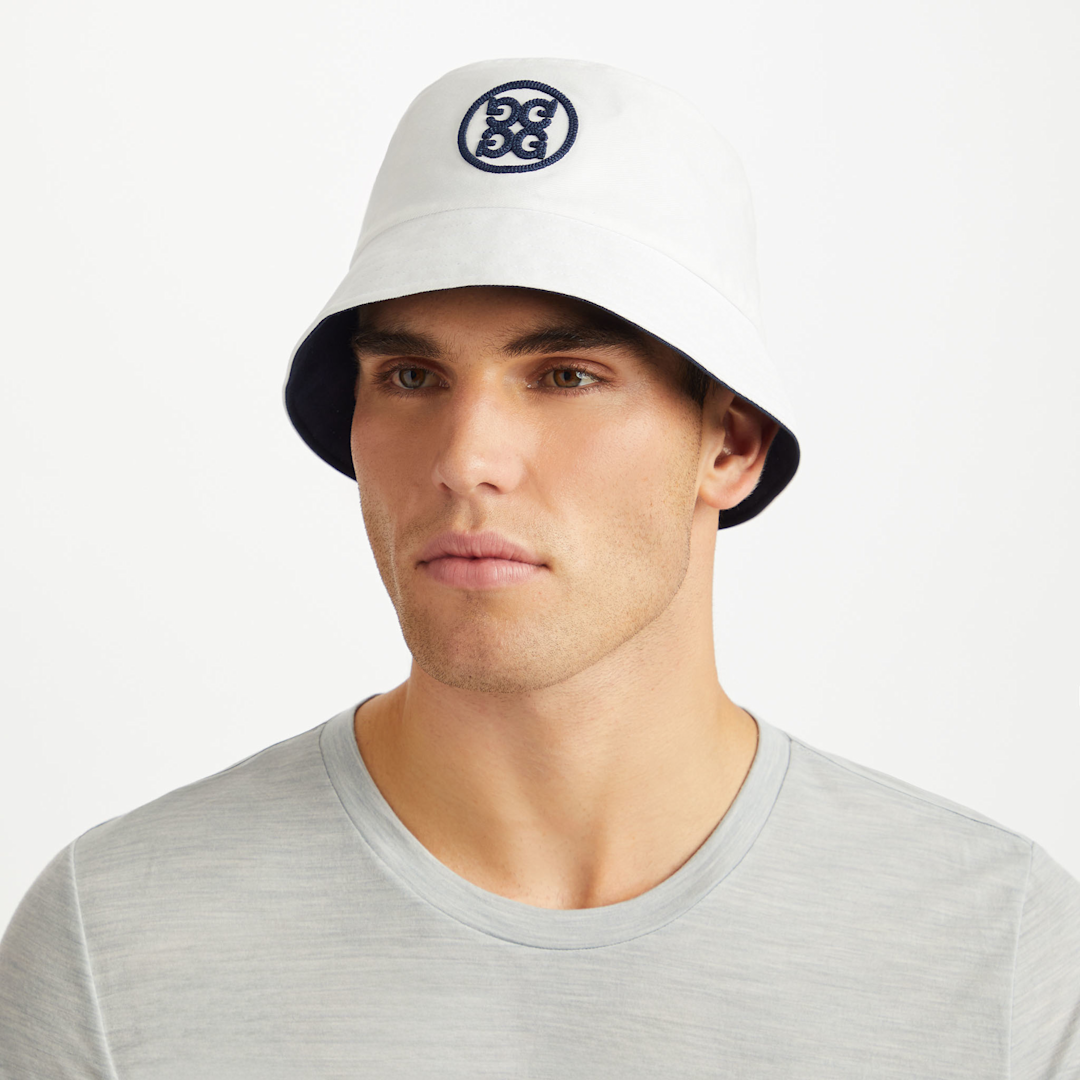 CIRCLE G'S REVERSIBLE COTTON TWILL BUCKET HAT 男士 雙面漁夫帽