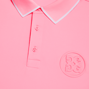 24-RIB COLLAR CIRCLE G'S EMBOSSED TECH JERSEY POLO 男士 短袖POLO衫