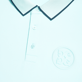 RIB COLLAR CIRCLE G'S EMBOSSED TECH JERSEY POLO 男士 短袖POLO衫