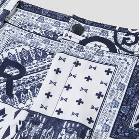 PATTERN SEERSUCKER SHORTS 男士短褲