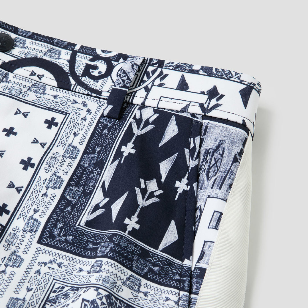 PATTERN SEERSUCKER SHORTS 男士短褲