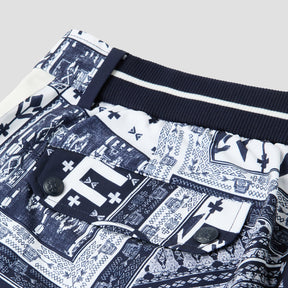 PATTERN SEERSUCKER SHORTS 男士短褲