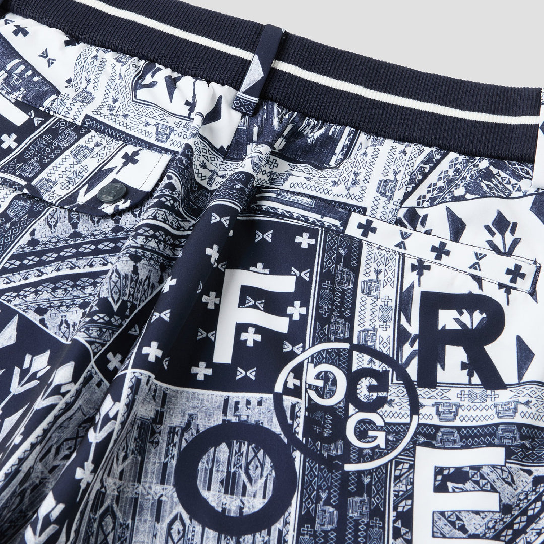 PATTERN SEERSUCKER SHORTS 男士短褲