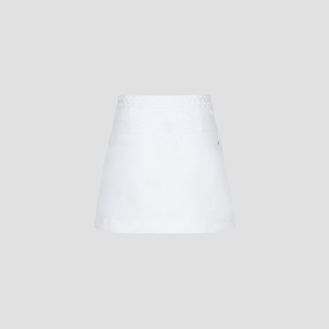 DENIM-LIKE SKIRT 女士 風裙