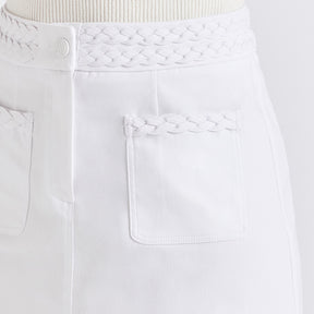 DENIM-LIKE SKIRT 女士 風裙