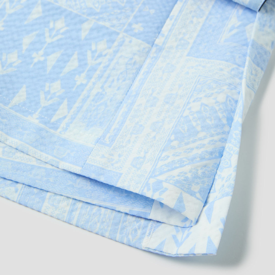 PATTERN SEERSUCKER SKIRT 女士 短裙