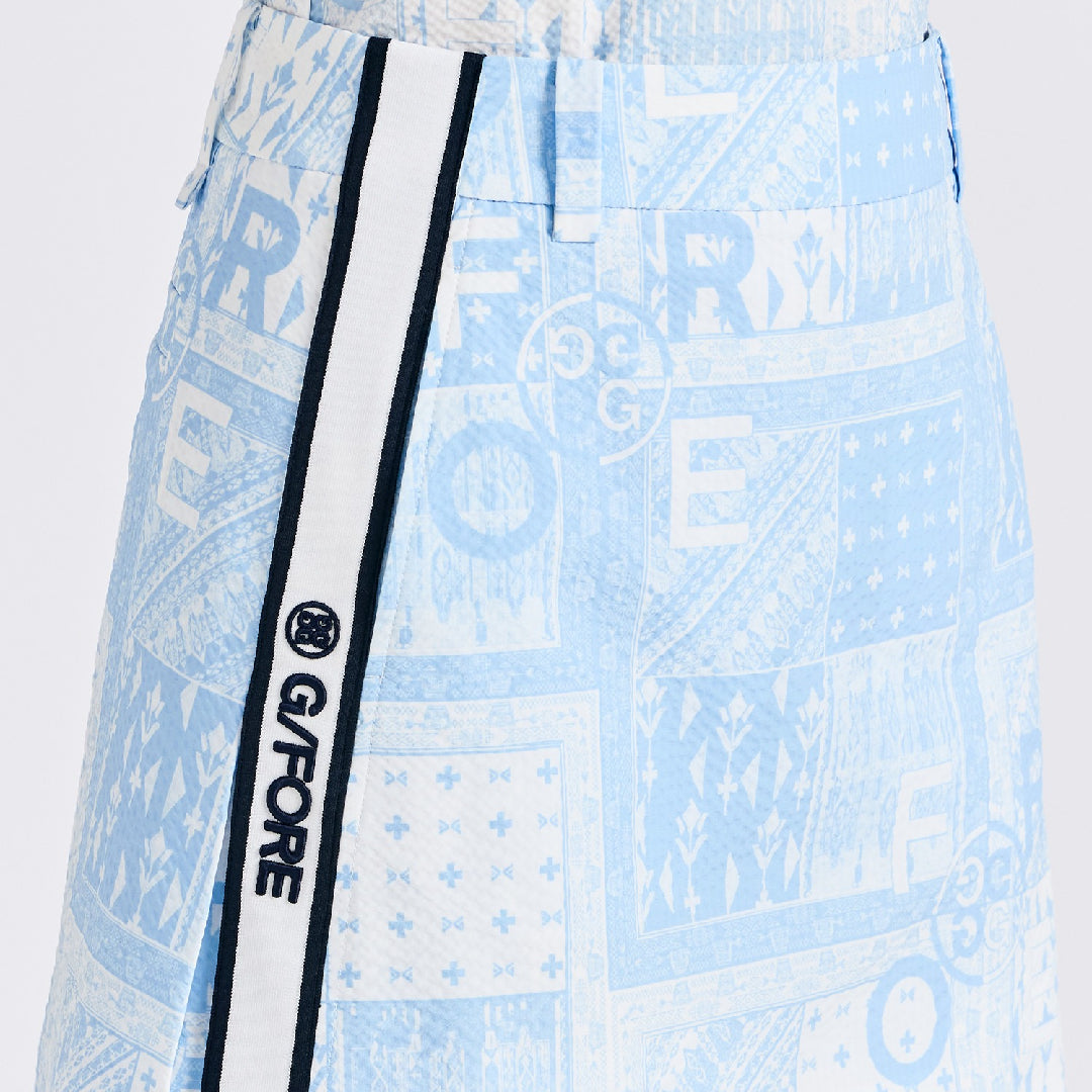 PATTERN SEERSUCKER SKIRT 女士 短裙