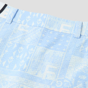 PATTERN SEERSUCKER SKIRT 女士 短裙