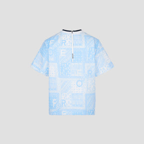 SEER-SUCKER COLLAR T-SHIRT 女士 短袖上衣