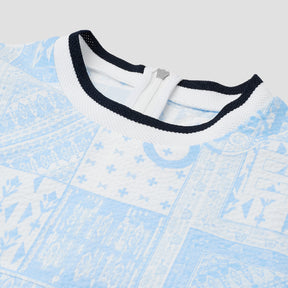 SEER-SUCKER COLLAR T-SHIRT 女士 短袖上衣