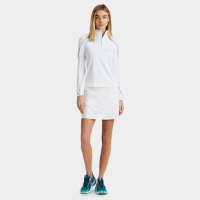 SUN SHIELD SILKY TECH NYLON QUARTER ZIP BASE LAYER 女士 拉鍊套頭衫