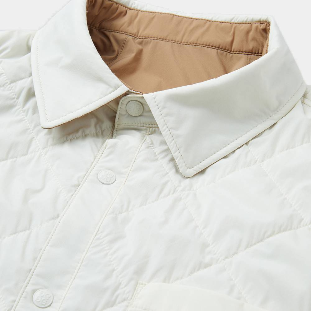 REVERSIBLE QUILTED JACKET 男士 雙面穿菱格外套