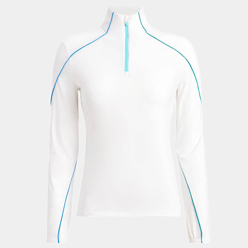 SUN SHIELD SILKY TECH NYLON QUARTER ZIP BASE LAYER 女士 拉鍊套頭衫