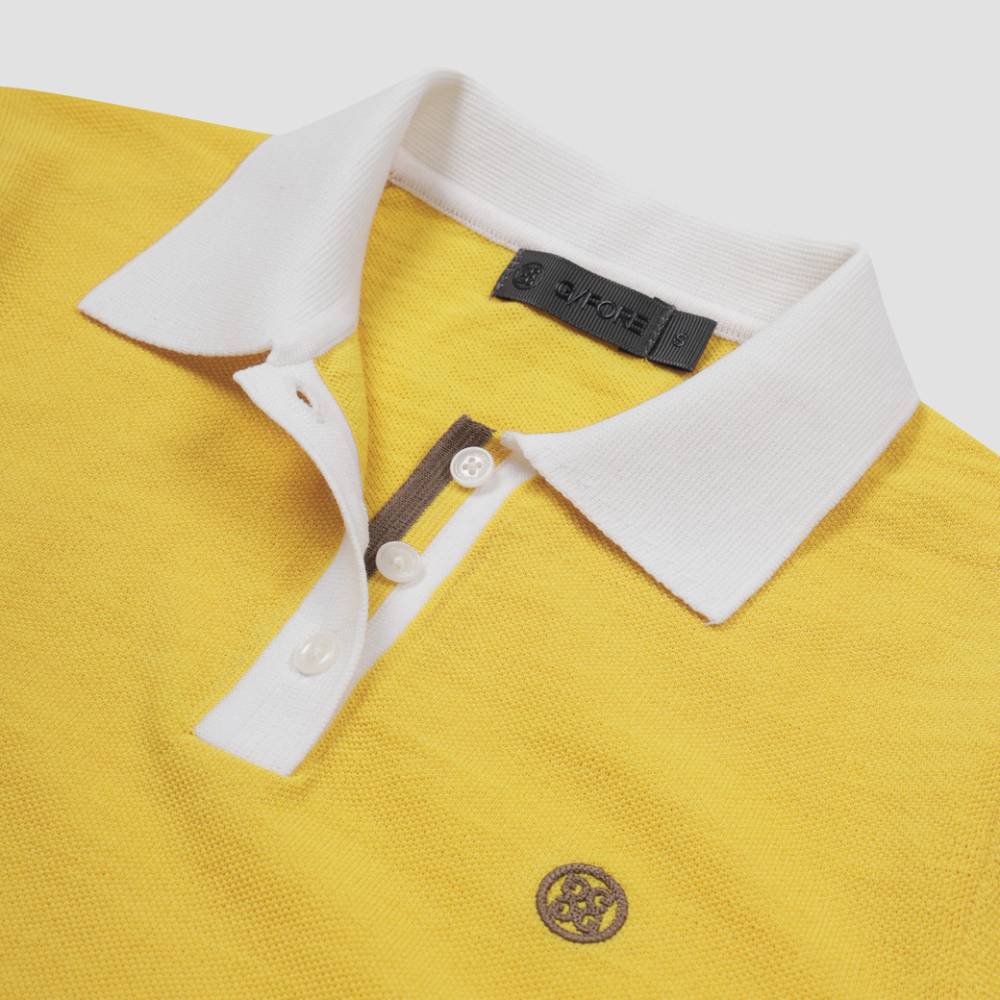 CONTRAST COLLAR SWEATER 女士 針織短袖上衣