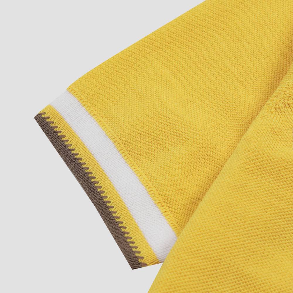 CONTRAST COLLAR SWEATER 女士 針織短袖上衣