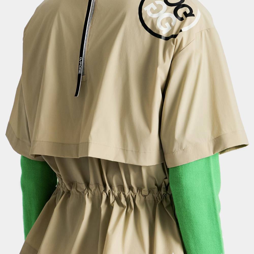 DETACHABLE CREWNECK ANORAK 女士 可拆袖防風上衣