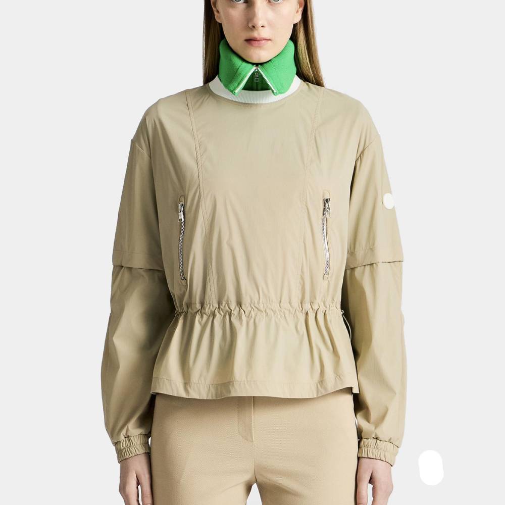 DETACHABLE CREWNECK ANORAK 女士 可拆袖防風上衣