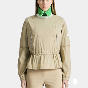 DETACHABLE CREWNECK ANORAK 女士 可拆袖防風上衣
