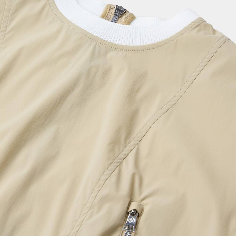 DETACHABLE CREWNECK ANORAK 女士 可拆袖防風上衣