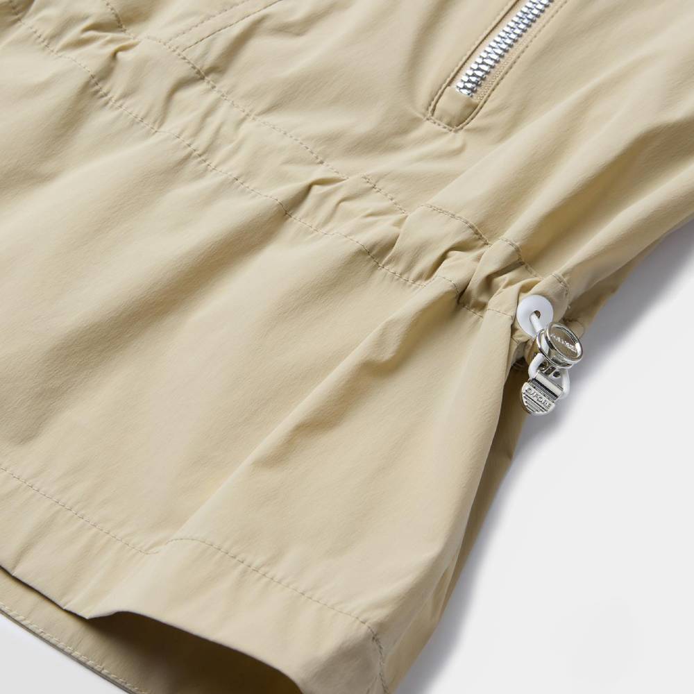 DETACHABLE CREWNECK ANORAK 女士 可拆袖防風上衣